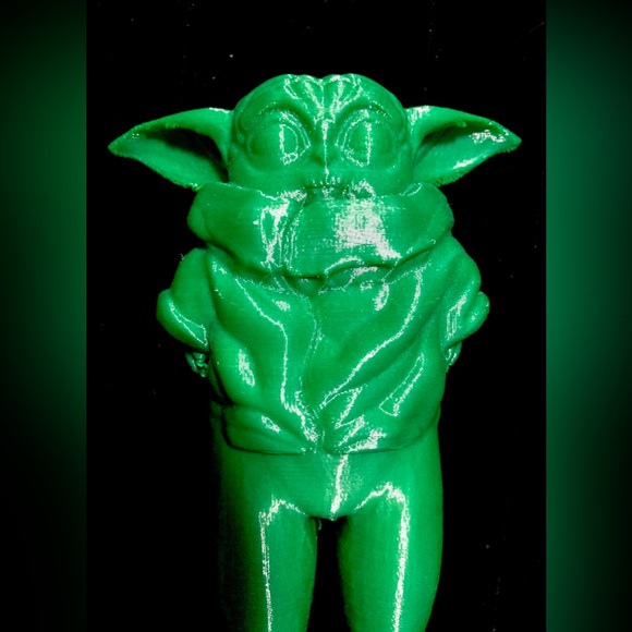 Sexy Legs Yoda Statue | 3D Printed Unpainted - Picture 5 of 15